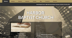 Desktop Screenshot of harborbaptistchurch.org