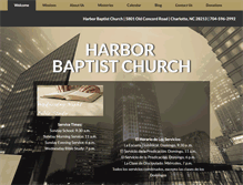 Tablet Screenshot of harborbaptistchurch.org
